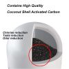 Huining Ceramic Dome Water Filter with Coconut Shell Activated Carbon Inside, for Water Pre-Filtration Unit Filter Media Replacement 0.15 to 0.5 Micro